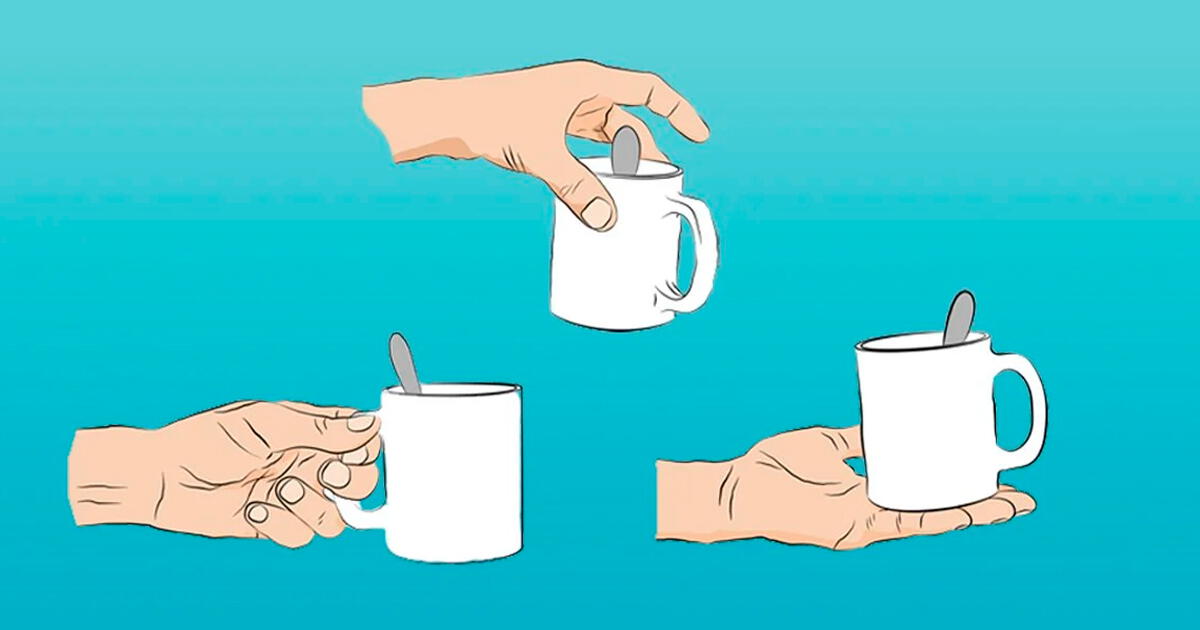El test que revelará si sabes trabajar en equipo, 99% se sorprendió: ¿Cómo sujeta la taza?