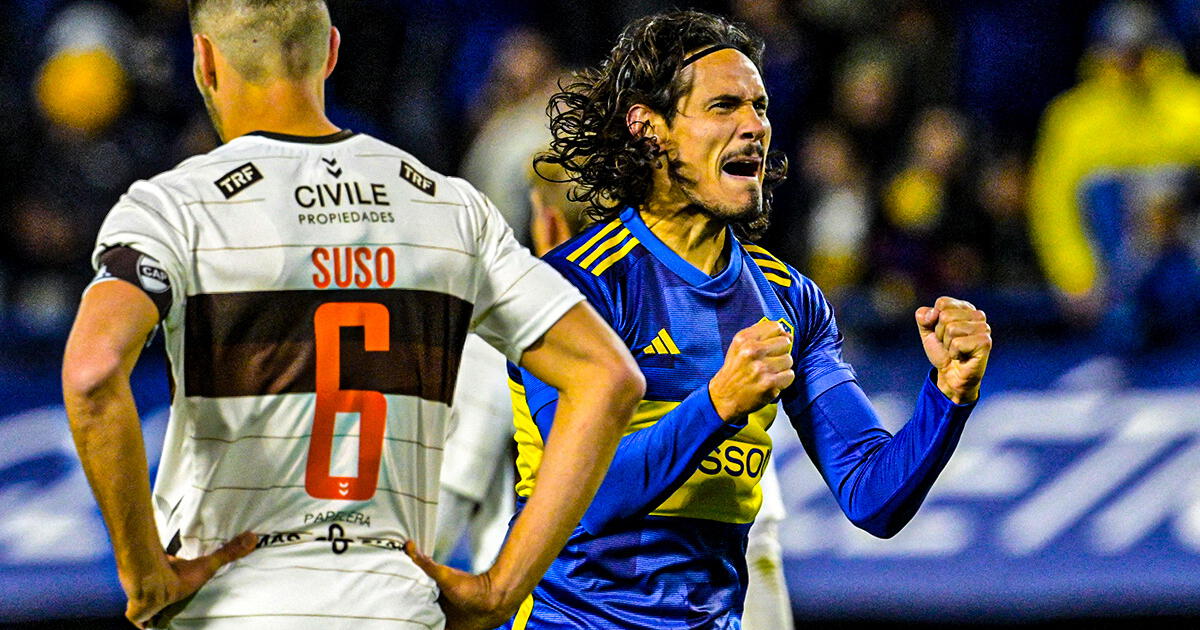Boca Juniors won 3-1 against Platense with a goal from Cavani in the Professional League Cup.