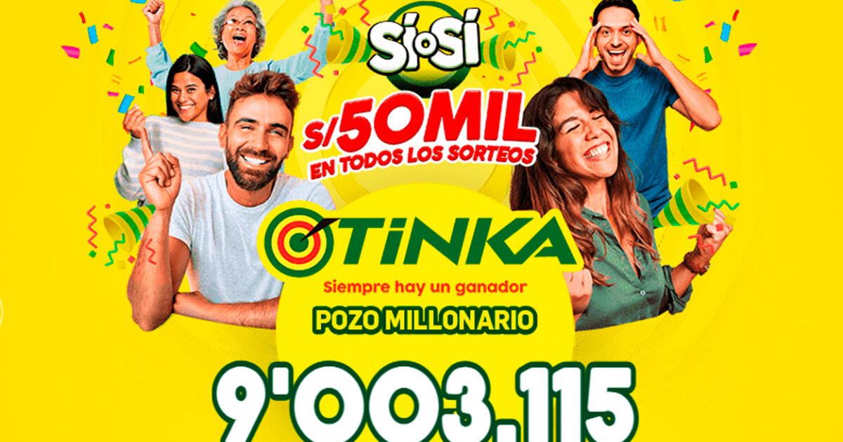 Resultados de La Tinka: pozo millonario y números ganadores del 20 de agosto