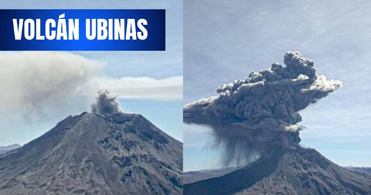 Volcán Ubinas registra la explosión más fuerte hasta HOY con gran emisión de cenizas