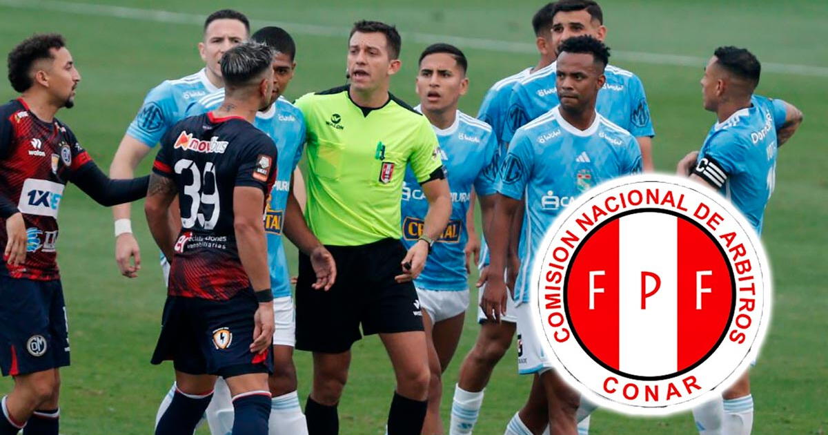 CONAR citó de último momento a los árbitros del Sporting Cristal vs Municipal