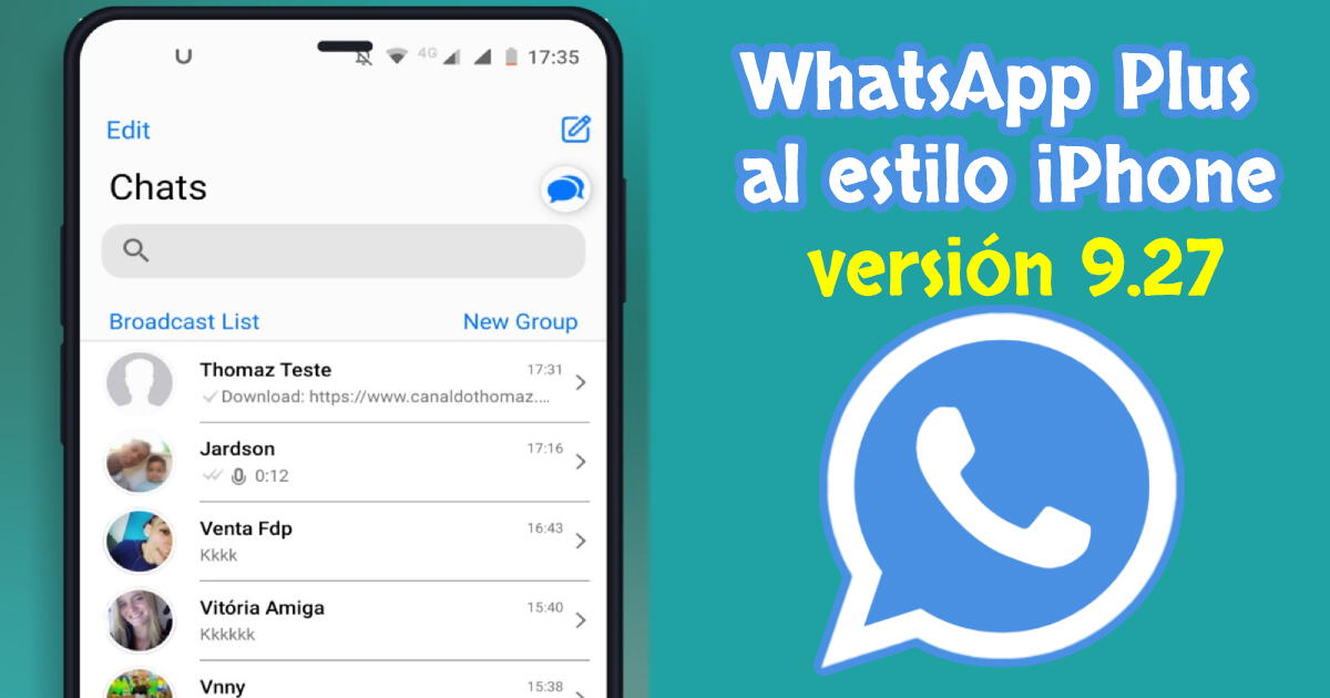 WhatsApp al estilo iPhone: descarga GRATIS la versión 9.27 en tu smartphone -LINK