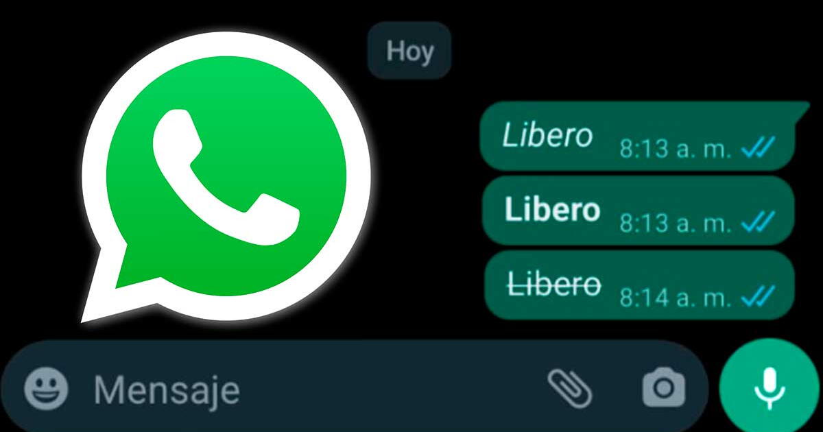 WhatsApp anuncia tres nuevos formatos de texto y así podrás usarlos todos en tus chats