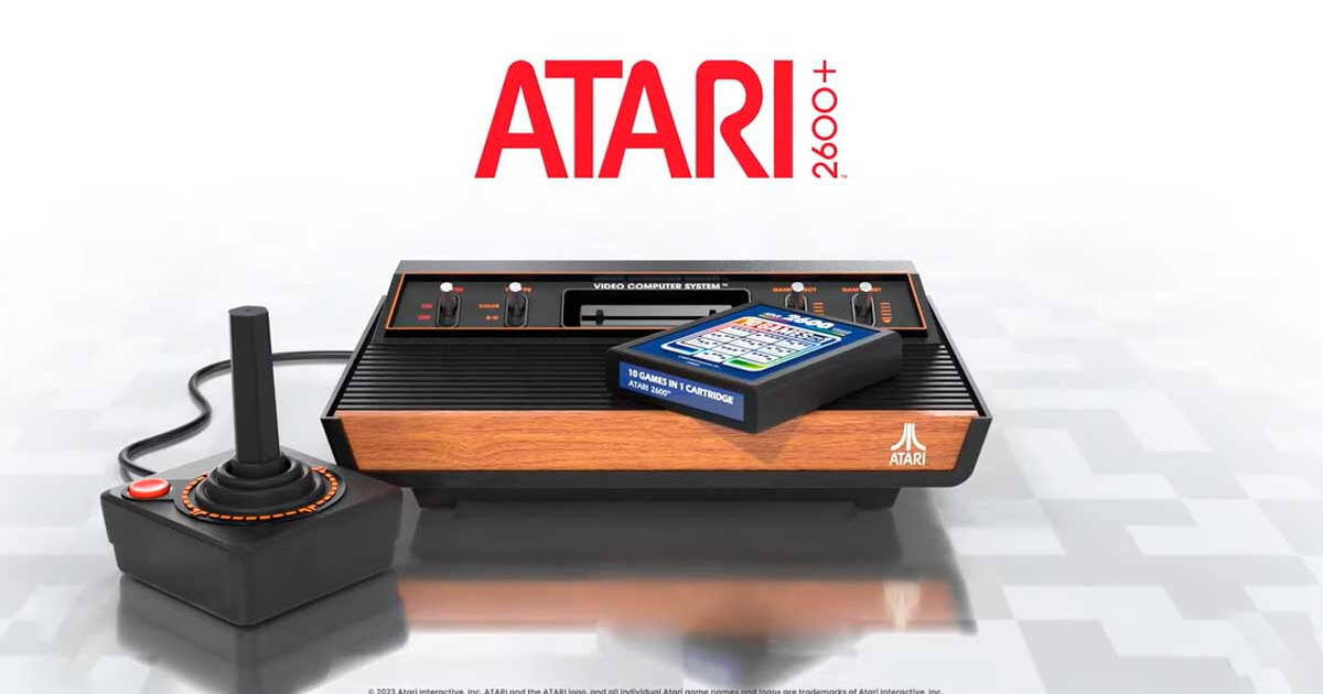 Atari 2600+: la mítica consola vuelve con una nueva versión, mando y cartucho de 10 juegos en 1