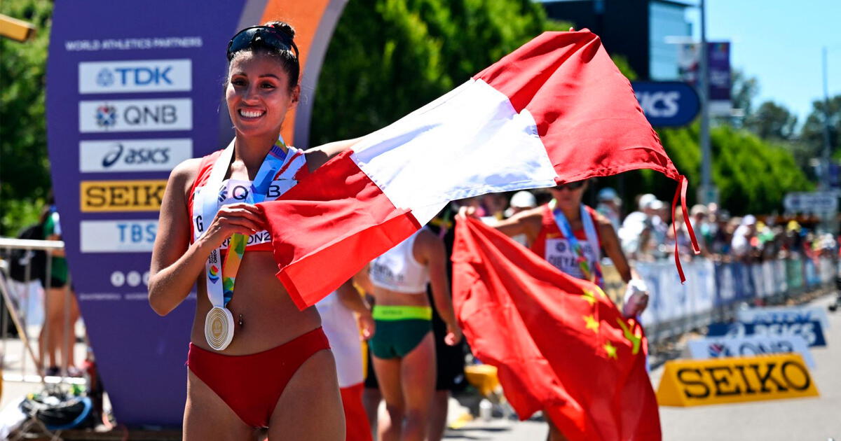¡Orgullo nacional! Kimberly García ganó medalla de plata en Mundial de Atletismo