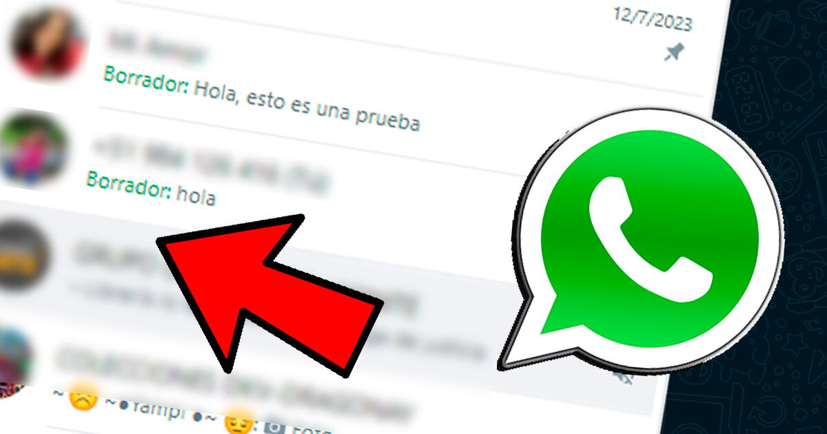 WhatsApp: ¿Qué significa la palabra 'Borrador' en los chats y cómo puedo eliminarla?