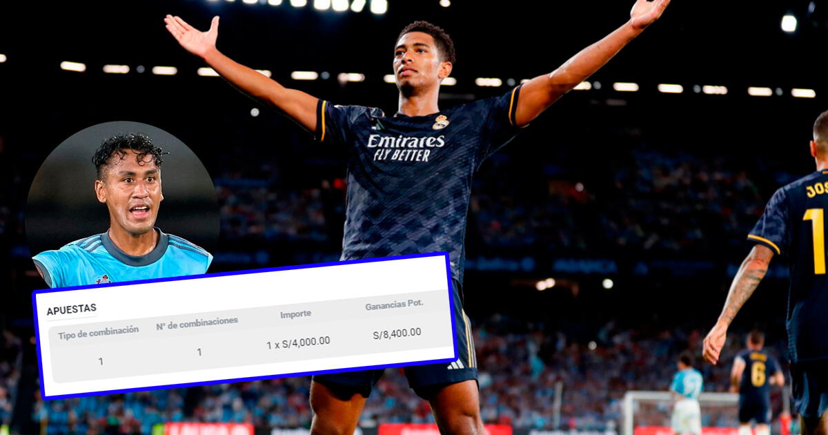 Apostó 4000 soles por triunfo del Real Madrid y gracias a su buena suerte se llevó 'jugoso' premio