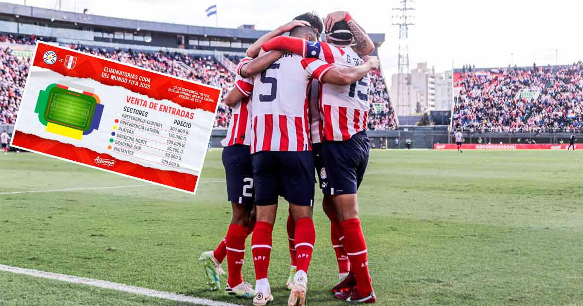 Paraguay puso inesperados precios en las entradas para el partido ante Perú