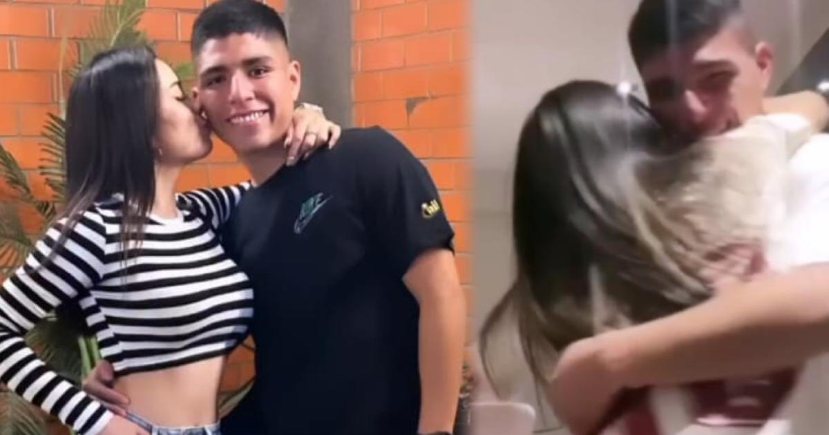 Piero Quispe y su novia protagonizaron tierno video en TikTok: 