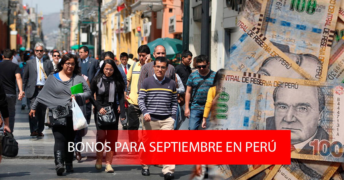 Bonos Perú 2023: ¿qué bonos siguen vigentes en septiembre?