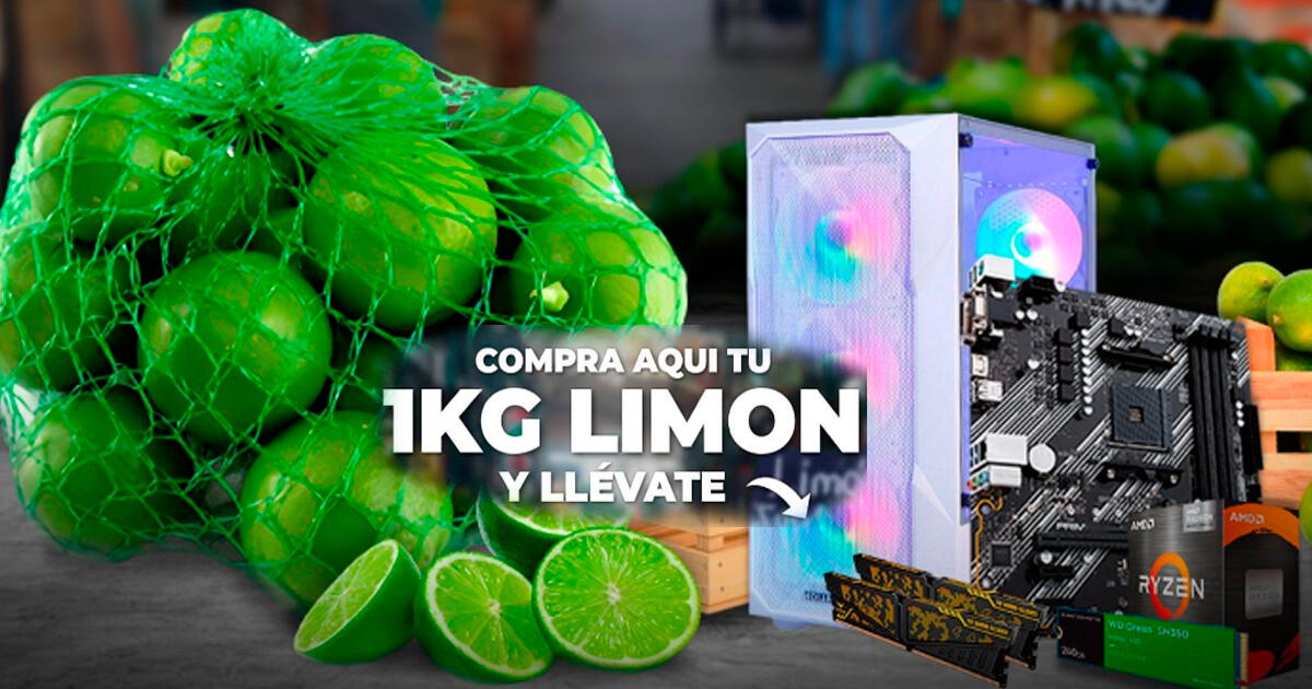 Tienda peruana promete regalar 'PC gamer' por comprar 1 kilo de limón: 