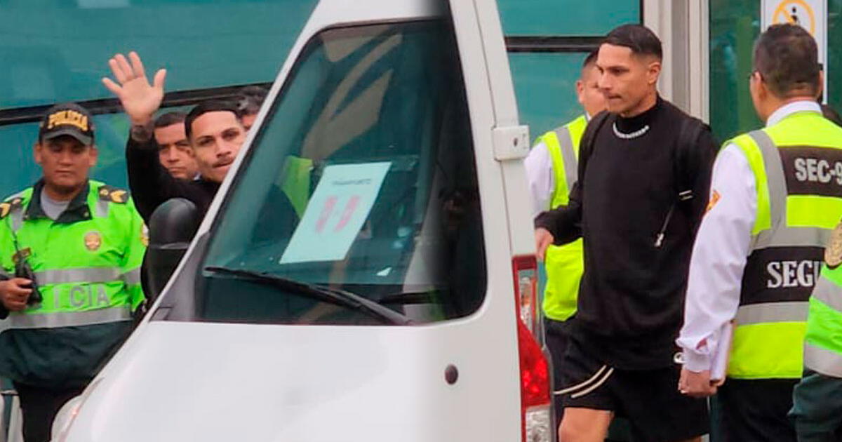 Paolo Guerrero llegó a Lima para iniciar sus entrenamientos con la selección peruana