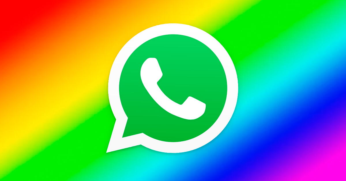 ¿Cómo activar el 'Modo arcoíris' en WhatsApp y para qué sirve?