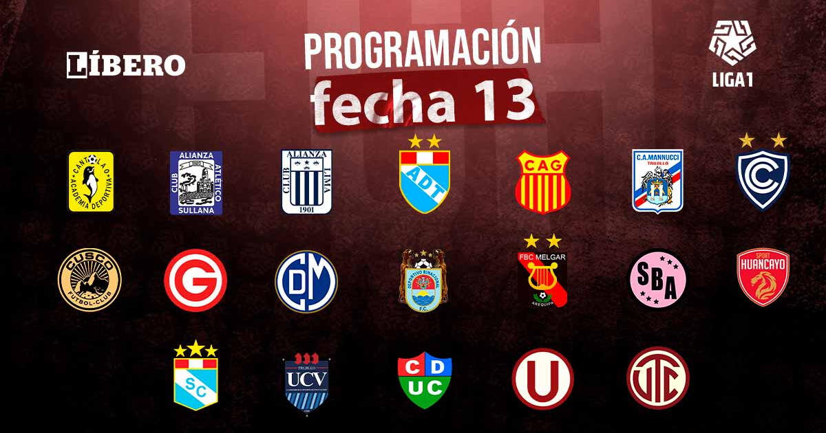 Programación fecha 13 del Torneo Clausura 2023: partidos, horarios y canales donde ver