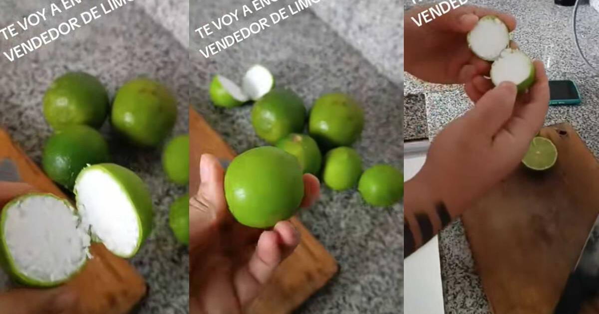 Venezolano compra limones y termina siendo estafado: eran de tecnopor