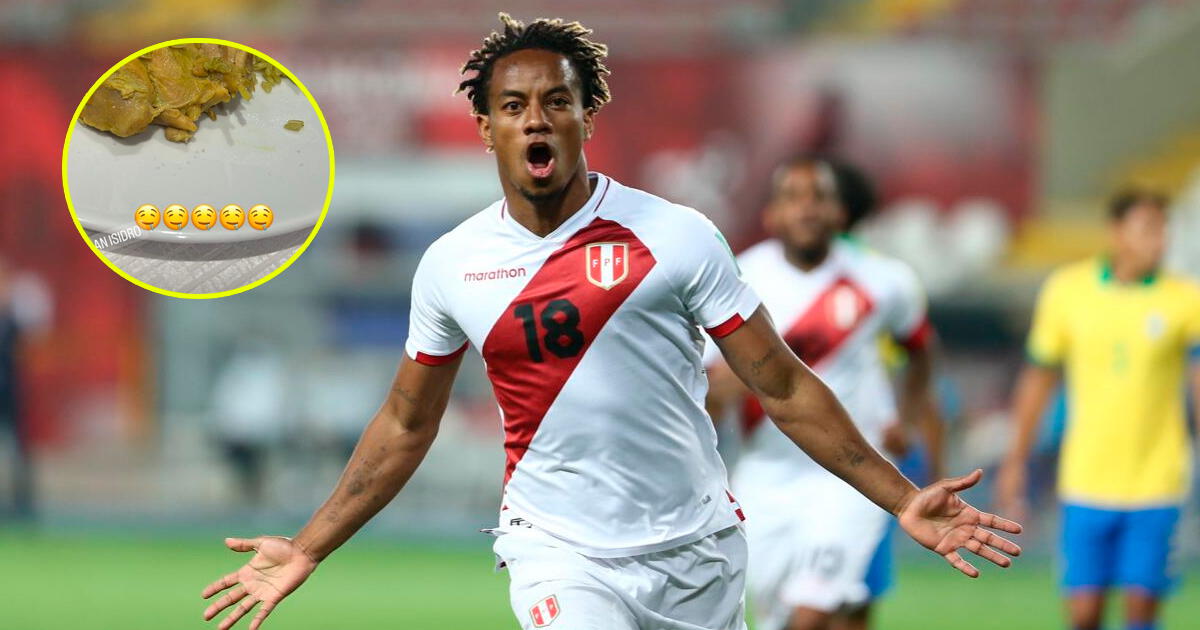 André Carrillo se deleita con plato peruano antes de viajar a Paraguay con la selección