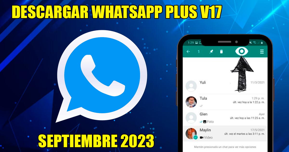 WhatsApp Plus V17 septiembre 2023: descargar gratis la última versión del APK