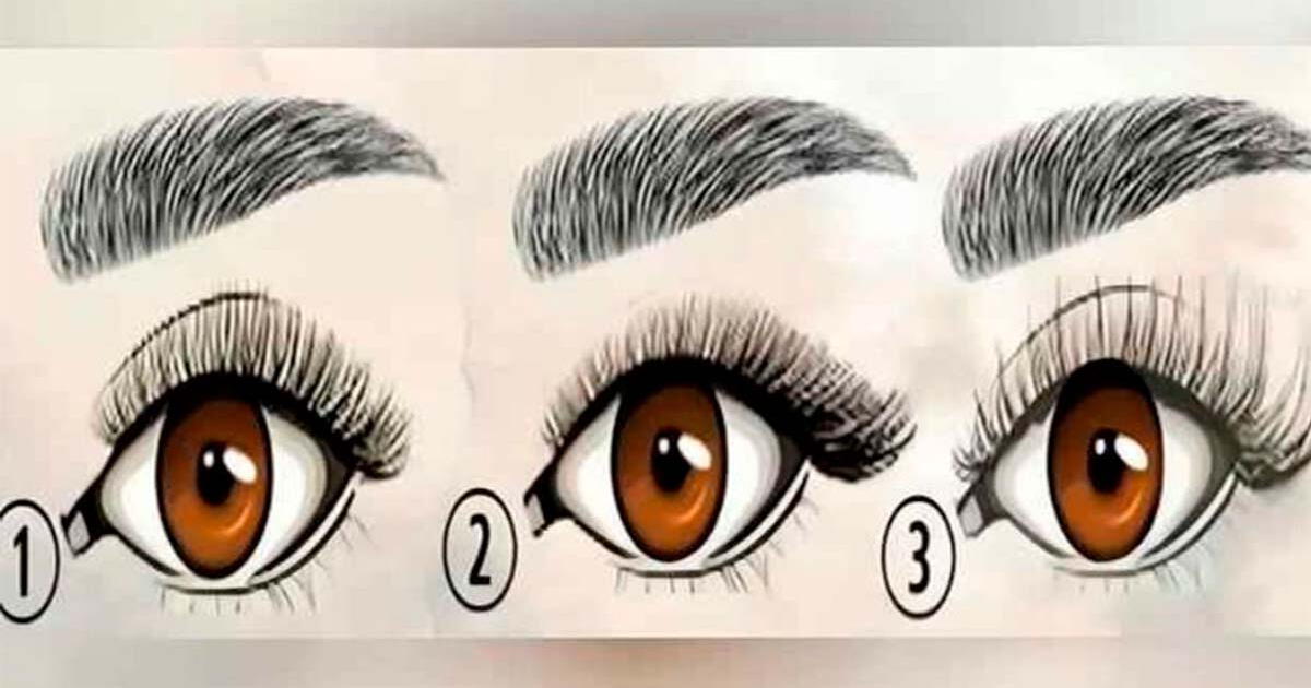 What are your eyelashes like? Identify them and find out if you are a sensitive person in love.