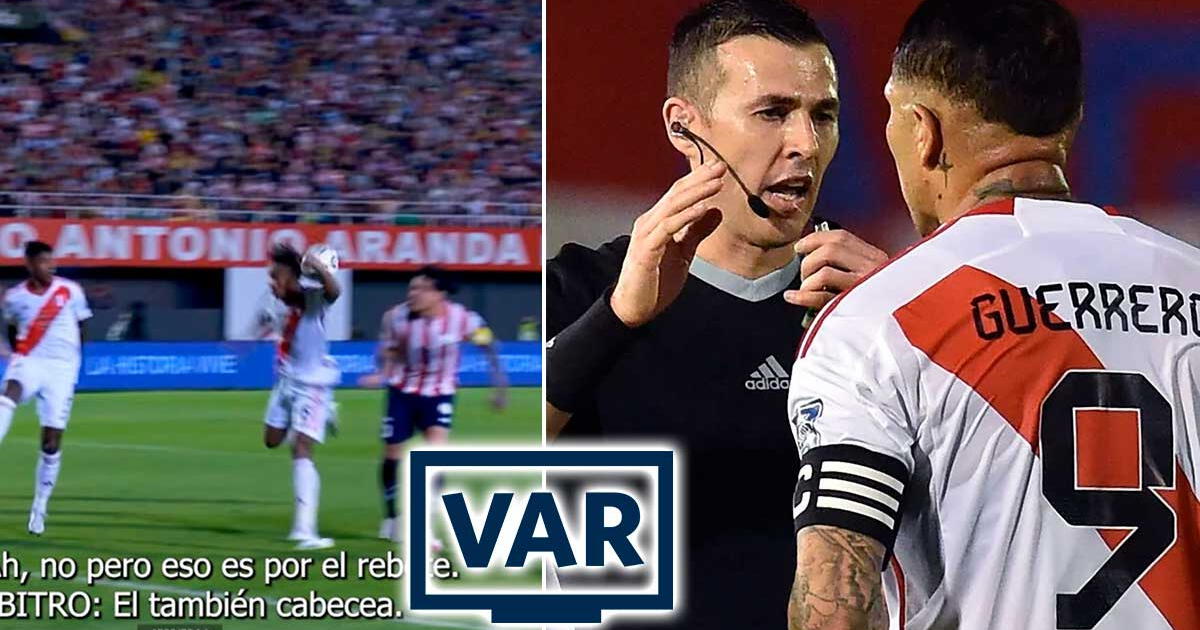 Guerrero contra Matonte mientras el VAR revisaba mano de Carrillo: 