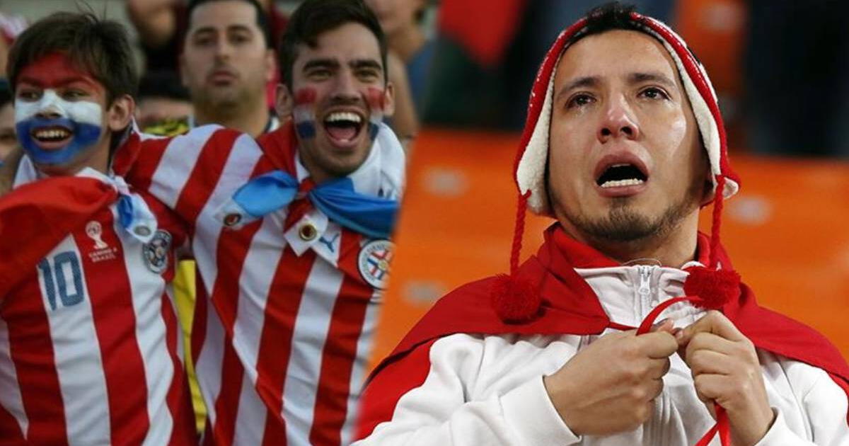 ¿Sintió el verdadero terror? Hincha peruano es rodeado por paraguayos tras empate