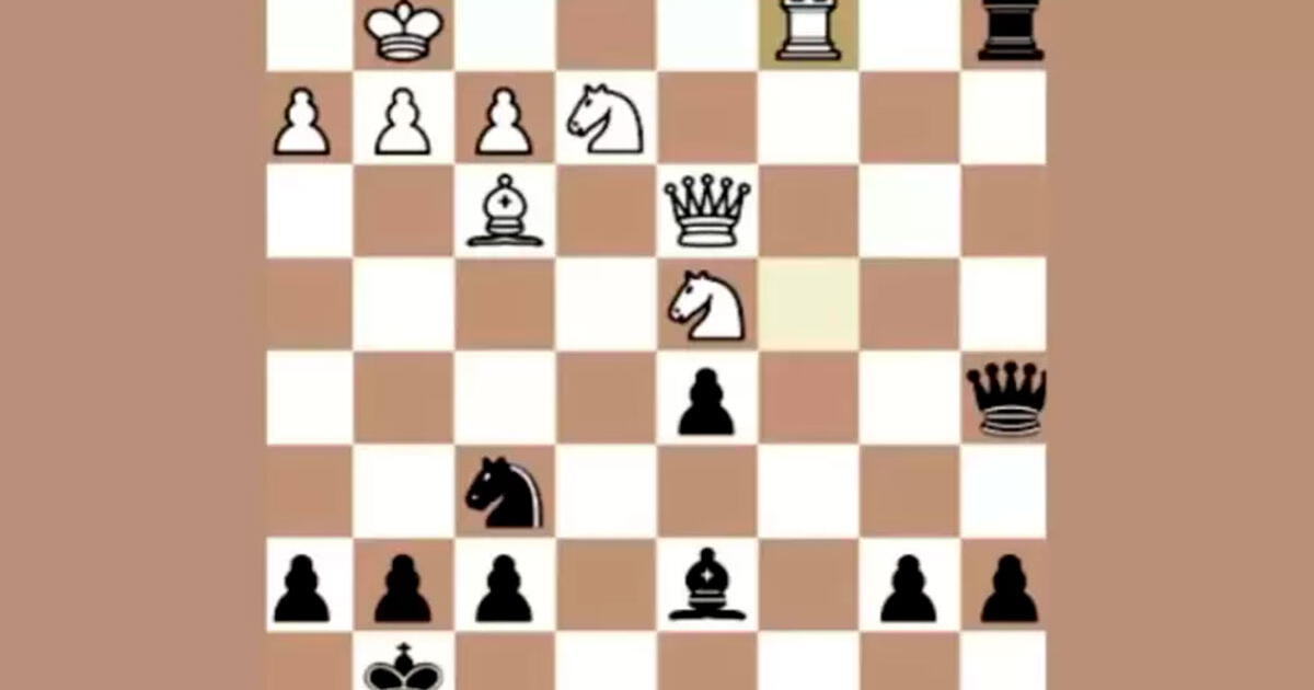 ¿Cómo hacer jaque mate en dos movimientos? Piensa rápido y conviértete en un genio del ajedrez