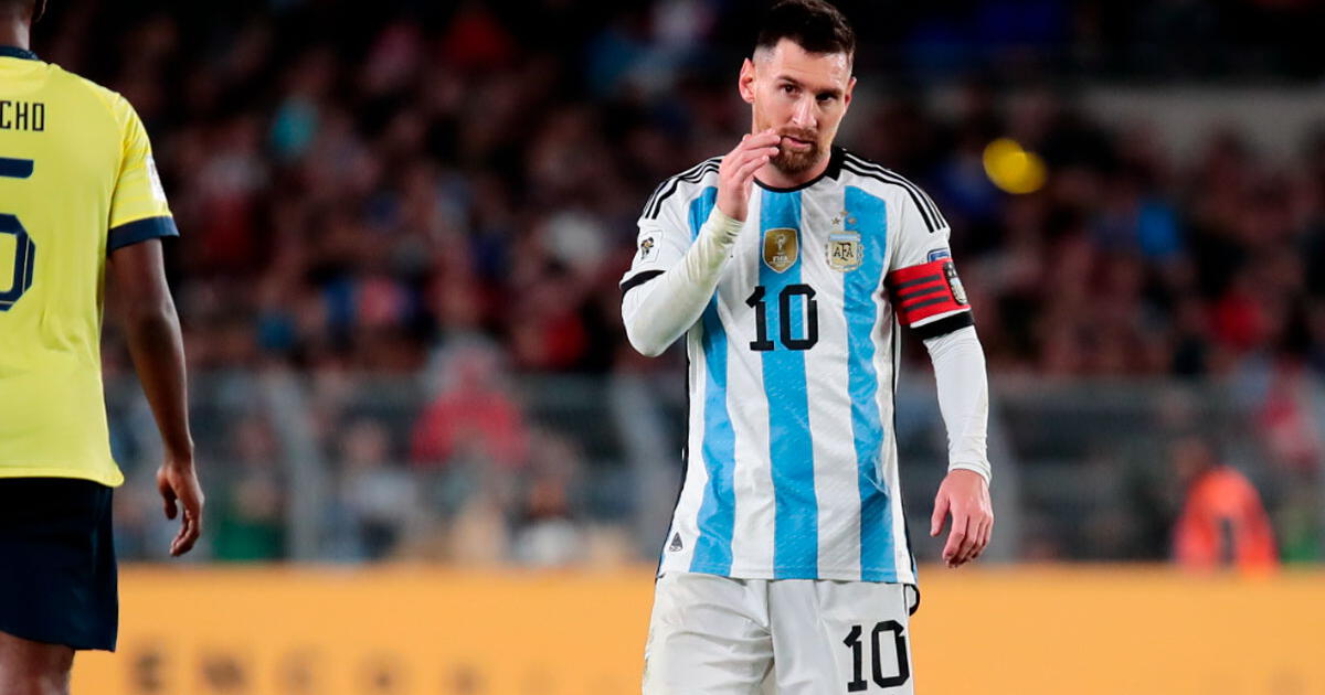 Messi sufriría fatiga muscular y no jugaría ante Bolivia por Eliminatorias