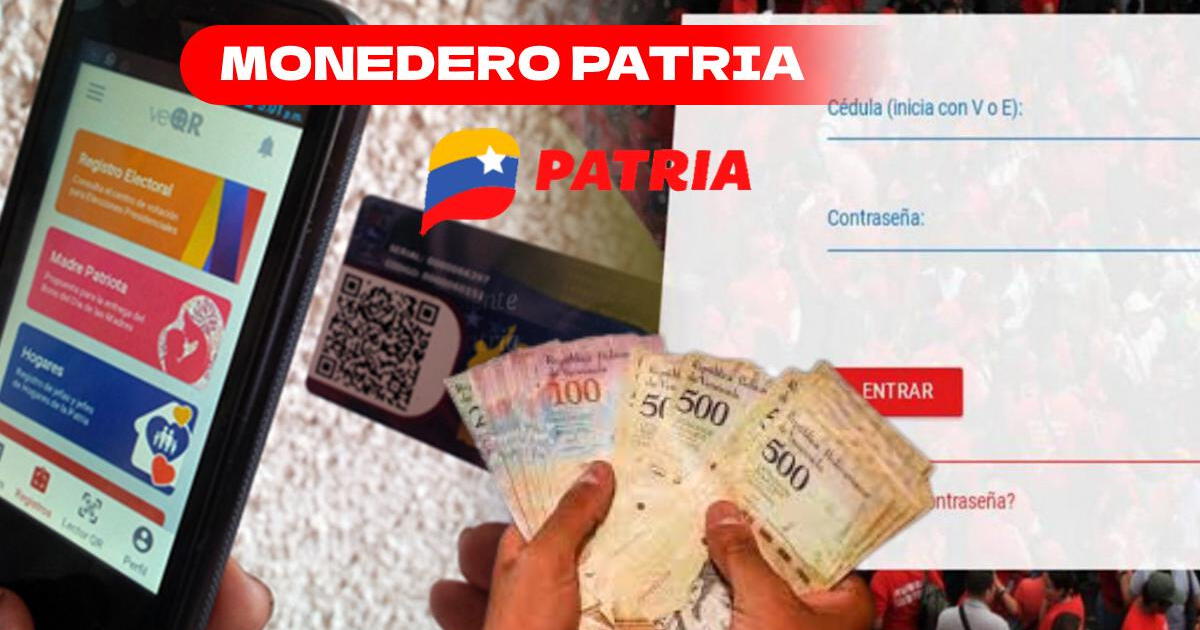 Monedero Patria: ¿Cómo cobrar y aceptar los bonos en la Plataforma Patria?
