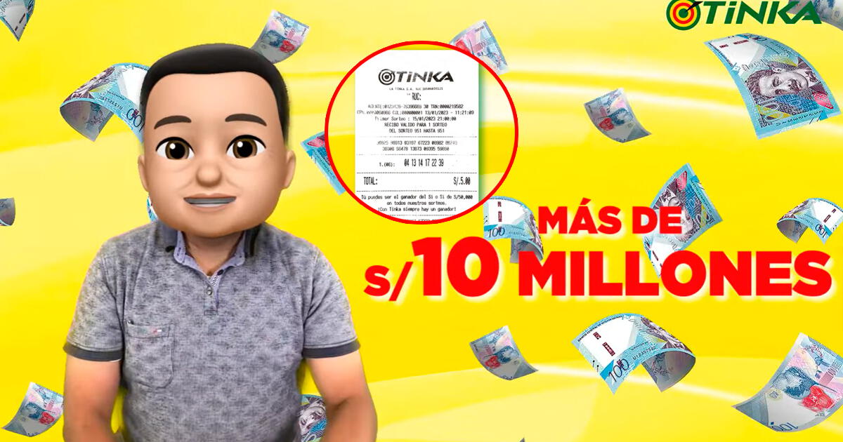 Ganador de La Tinka revela su jugada maestra para llevarse S/10 millones: 