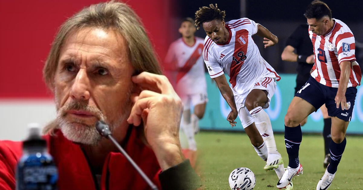 Ricardo Gareca broke down after talking about Peru's debut against Paraguay: 