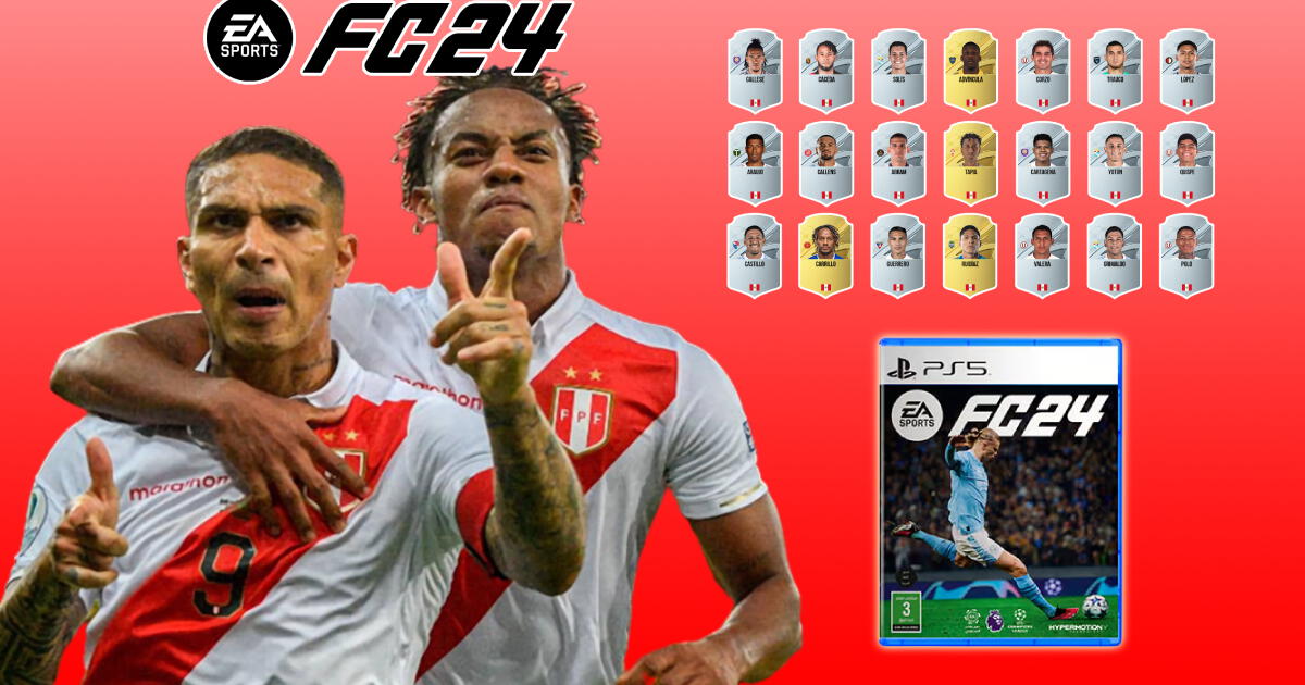 Ratings de los jugadores de la selección peruana en EA Sports FC 24: ¿Quién es el mejor?