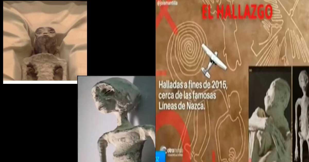¿Extraterrestres en Perú? Revelan cadáveres de criaturas 'alienígenas' hallados en Nazca
