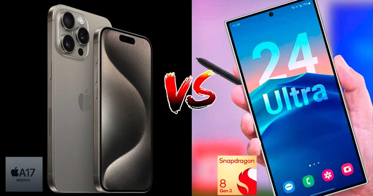 Galaxy S24 Ultra vs. iPhone 15 Ultra: ¿Podrá el smartphone de Samsung superar al nuevo Apple?