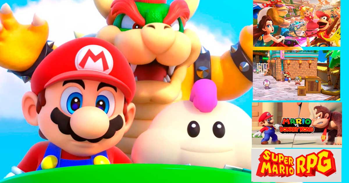Super Mario RPG, Mario vs. Donkey Kong y todos los juegos que Nintendo lanzará para la 'Switch'