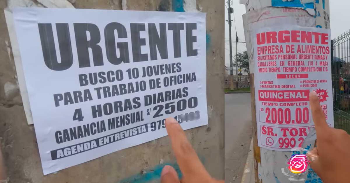 Ve anuncio con 'jugosa' propuesta laboral, llama y descubre estafa 'piramidal' en Lima