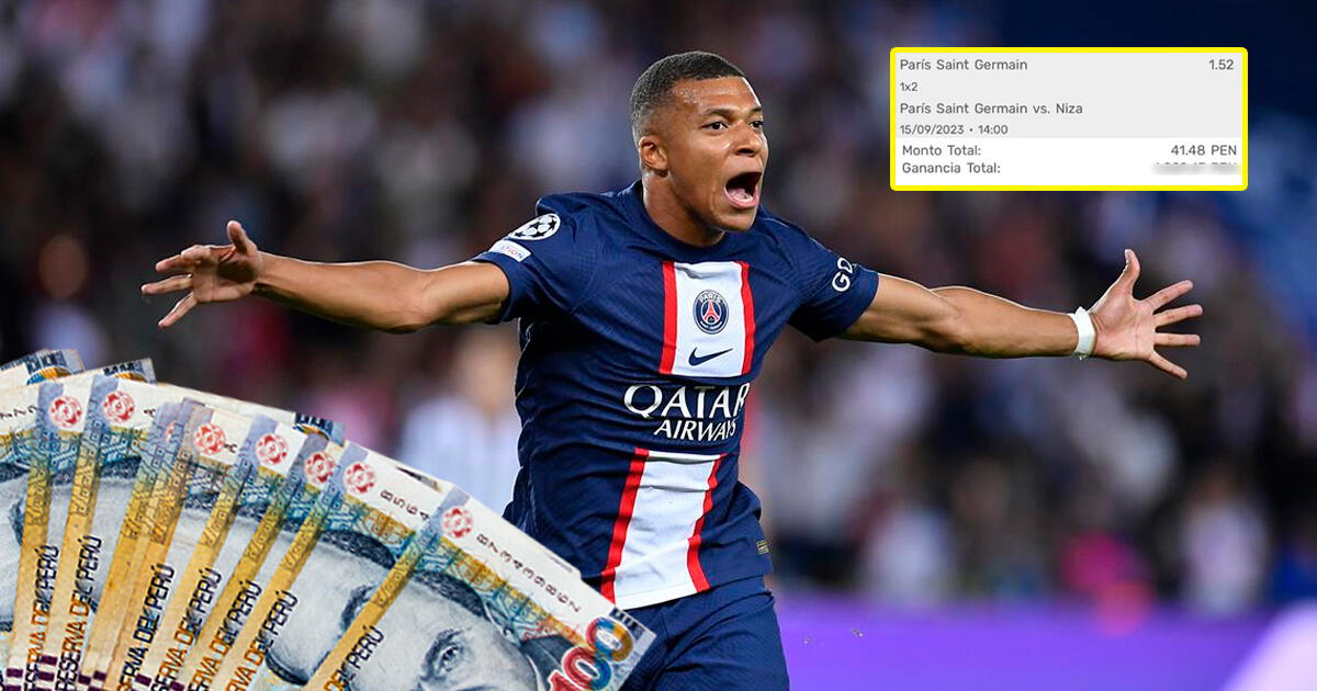 Bet on a victory for PSG with Mbappé and you would earn more than two weeks' salary in just 90 minutes.