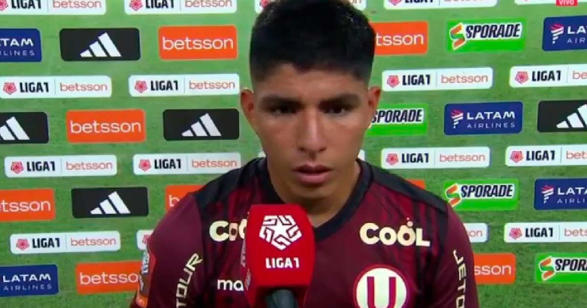 Piero Quispe confesó que jugó todo el partido mal del estómago: 