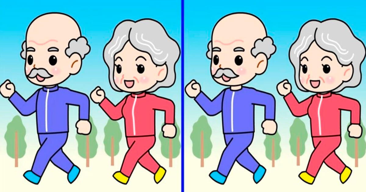 How many differences are there in the image? Focus and help the elderly in 7 seconds.