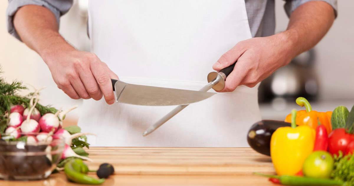 ¿Cómo afilar tu cuchillo en casa? Revisa estos increíbles trucos