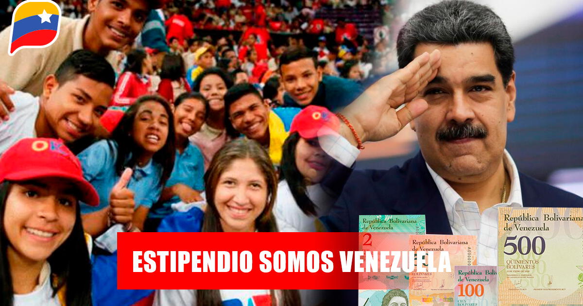 ¿Cómo recibir el estipendio Somos Venezuela, septiembre 2023 del Sistema Patria?