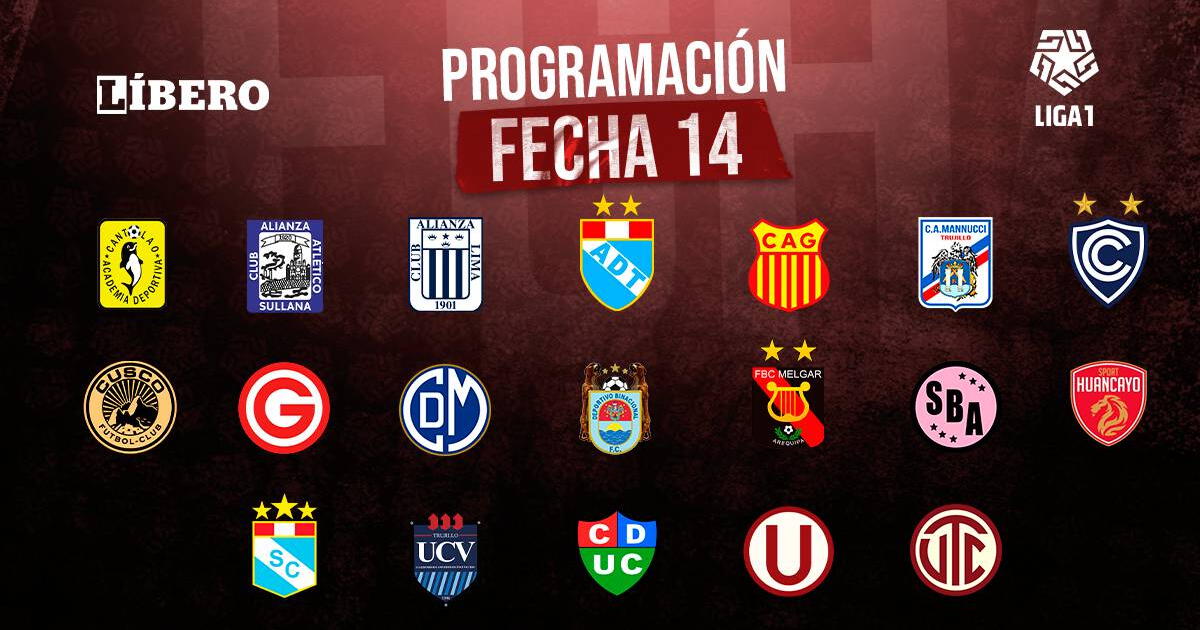 Liga 1 Perú 2023: partidos, programación y dónde ver EN VIVO la fecha 14 del Clausura
