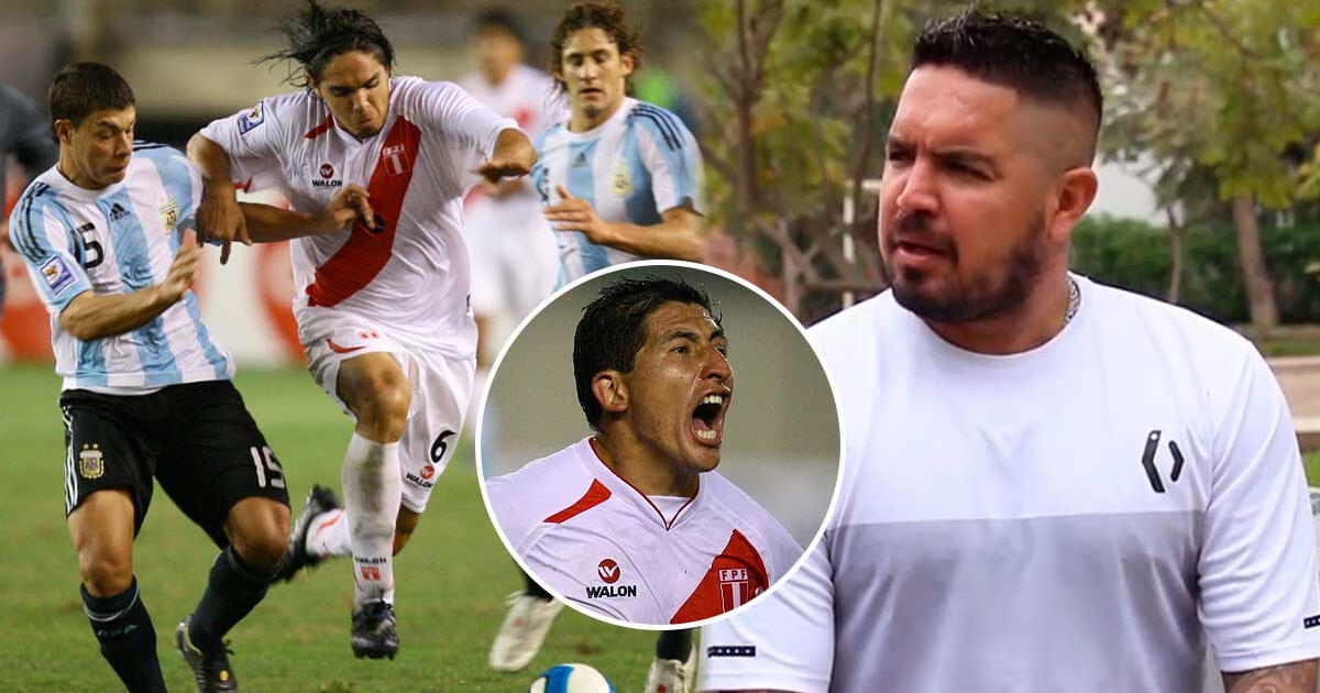 Vargas recordó su épica corrida contra Argentina para empate de Perú: 