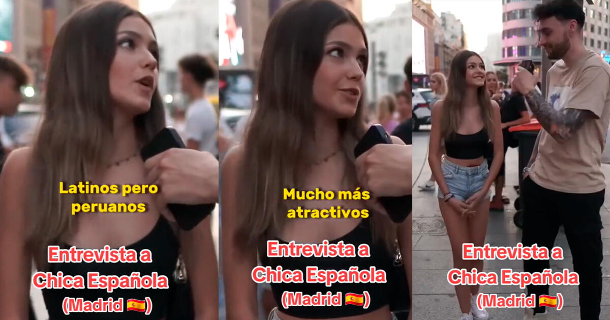 Europea afirma que los peruanos son más atractivos que los españoles: 