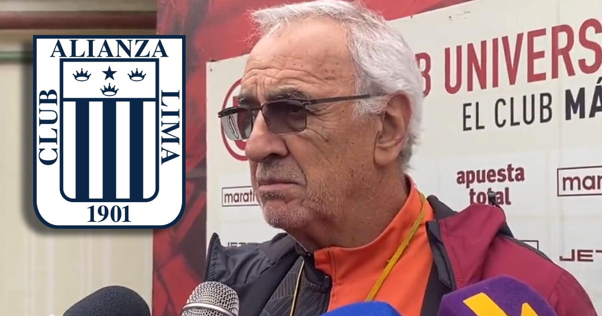 Jorge Fossati lanzó un rotundo mensaje sobre los minutos extra que le dan a Alianza Lima