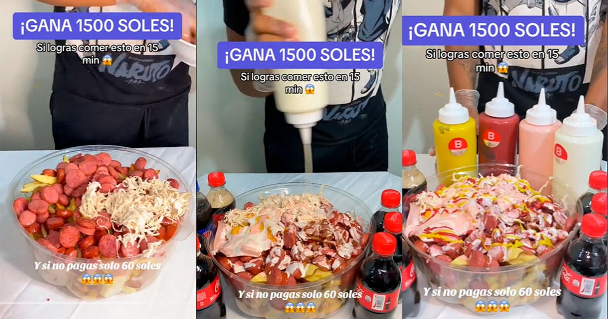 ¿Quieres ganar 1500 soles por comer salchipapas? Restaurante peruano lanza reto EXTREMO