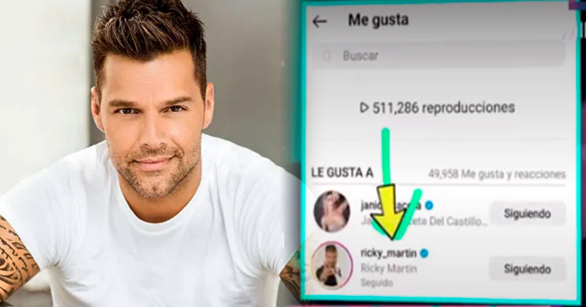 Ricky Martin empieza a seguir en Instagram a modelo Diego Rodríguez y causa alboroto