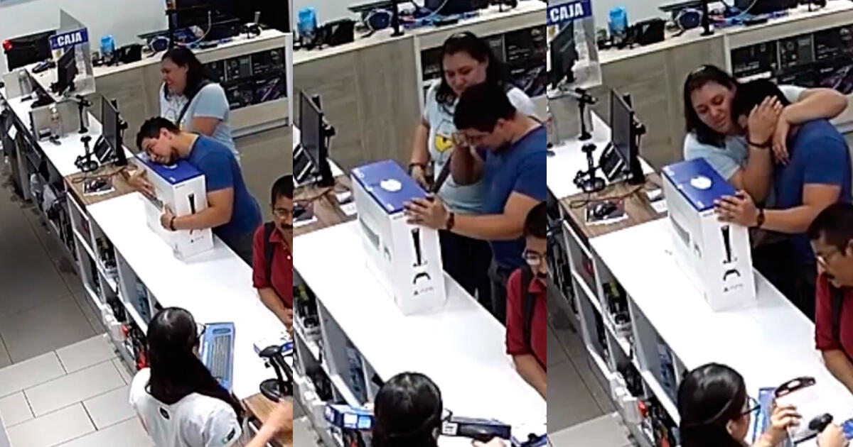 Emotiva reacción de un hombre al comprar su PS5 se hace viral en TikTok: 