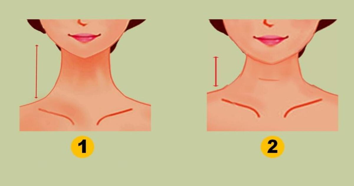 The length of your neck will help you discover the type of personality you have.