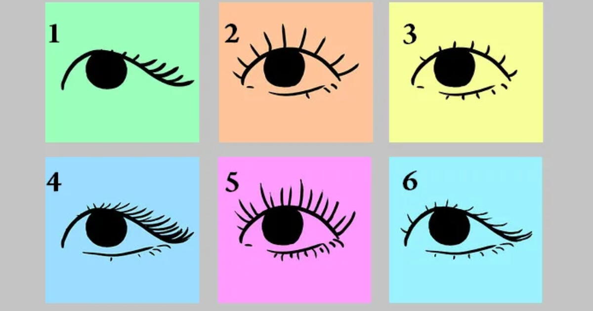Test visual: mira la forma de tus pestañas y descubre lo que dice sobre tu carácter