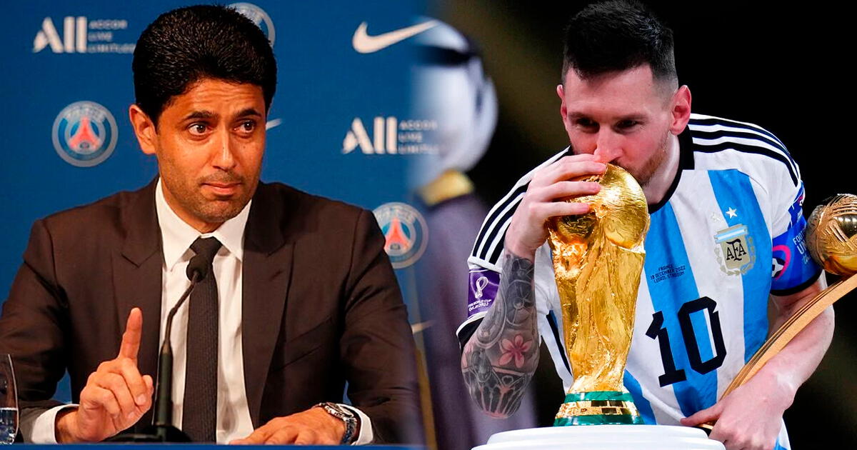 Presidente del PSG respondió a Messi por críticas sobre el Mundial 