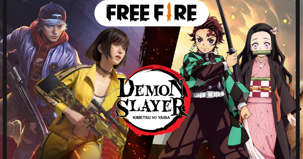 Free Fire x Demon Slayer: calendario de los premios GRATIS de la colaboración